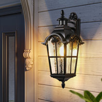 Motion Sensor Outdoor Wall Lighting You ll Love Wayfair